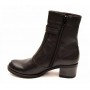 Ghete dama casual negre din piele naturala box GD204N